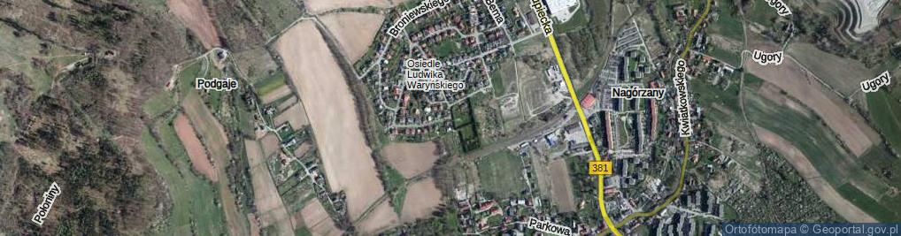 Zdjęcie satelitarne Chopina Fryderyka ul.